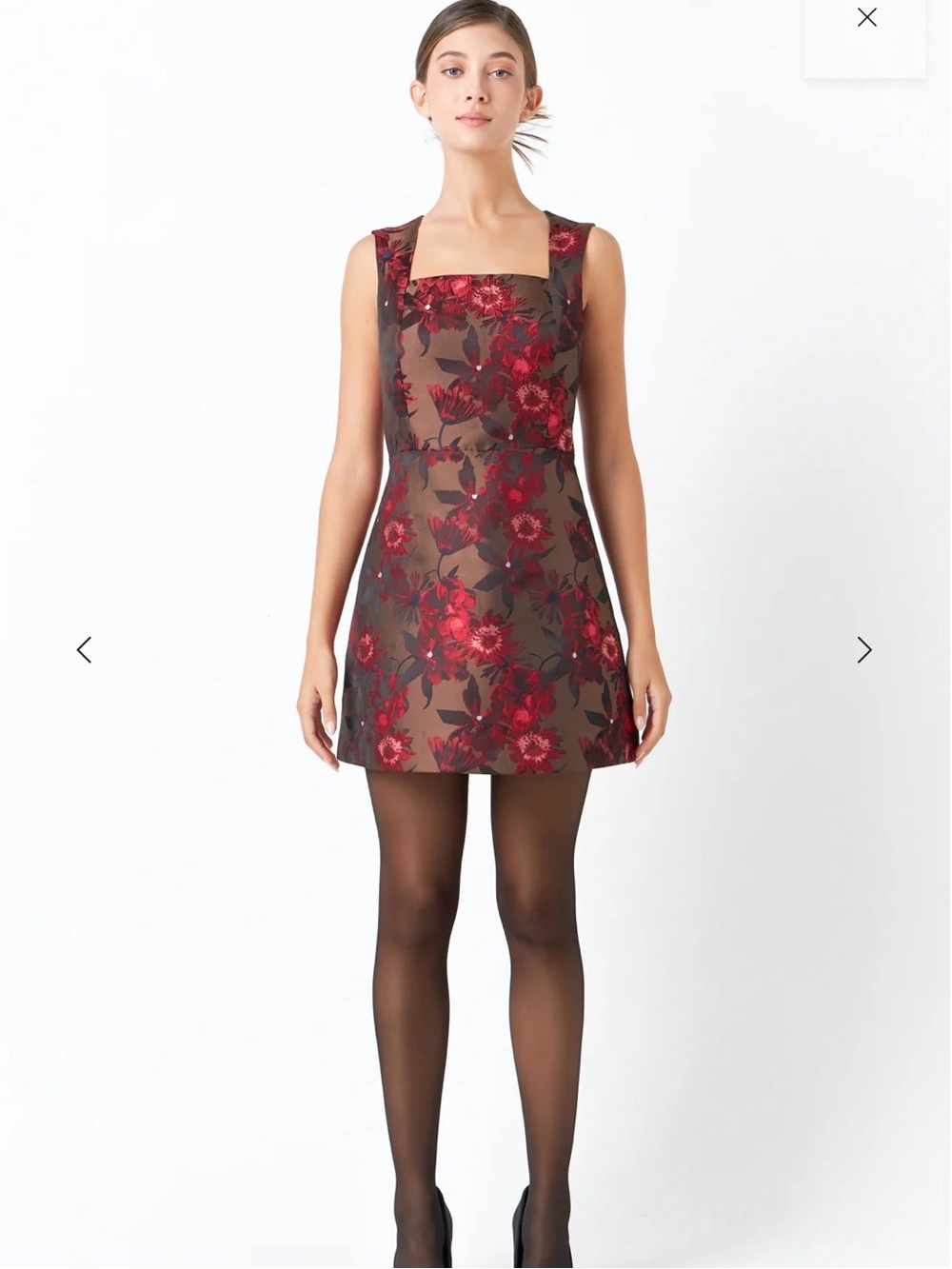 VICI Structured Jacquard Dress